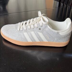 Adidas Samba Silver Glitter Sneakers